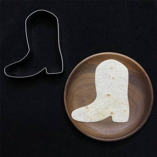 LUBTOSMN Cowboy Boot Cookie Cutter