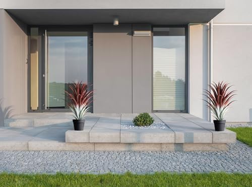 Stunning 26 Realistic Agave in Matte Black Pot
