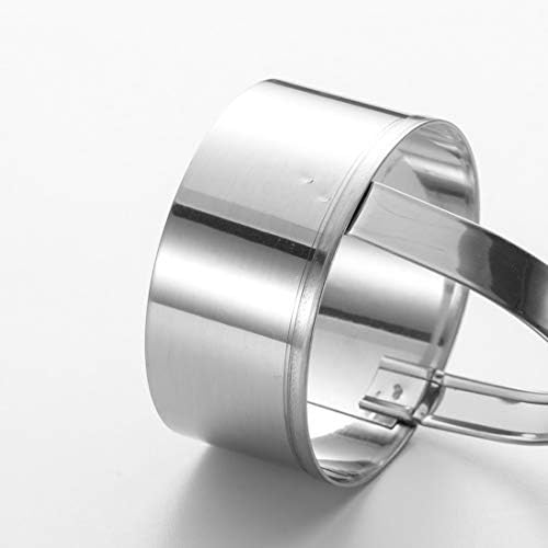 3-Piece Round Biscuit Cutter Set stainless steel with Handle
