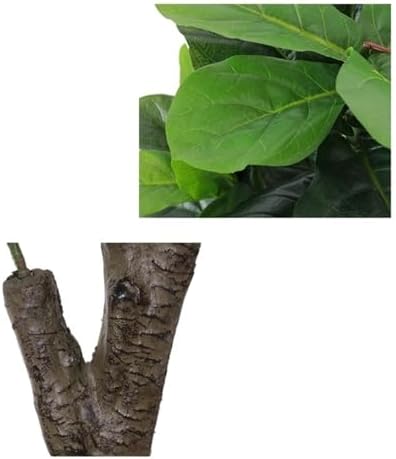 Realistic Indoor Artificial Tree with Green Leaves