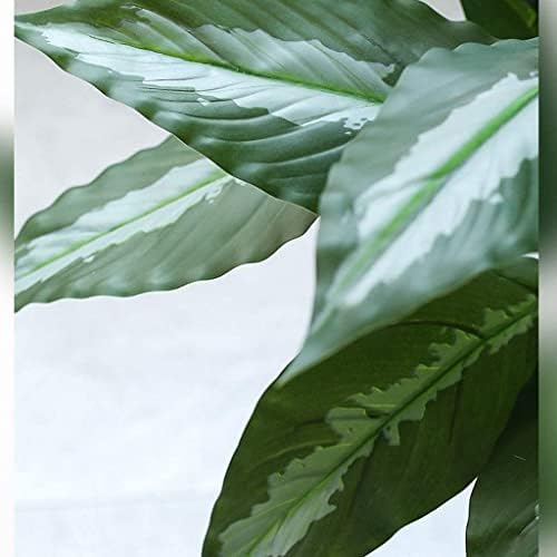 Gray Palm Artificial Tree Realistic Potted
