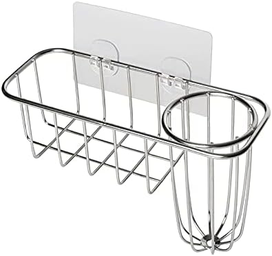 LLYLIKE Hanging Kitchen Strainer Sponge Organizer for Drain Sink