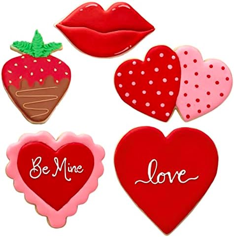 Valentines Day Cookie Cutters 5-Pc Set Made in USA