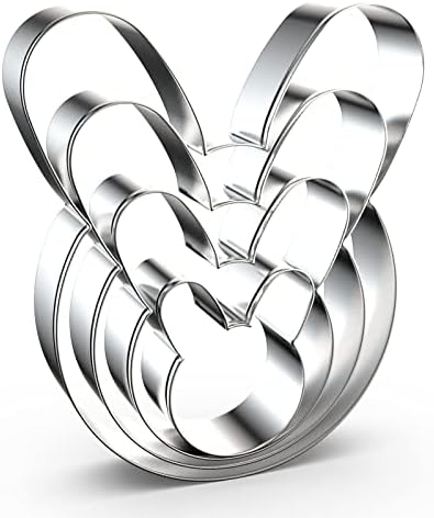 Sturdy bunny cookie cutter set for bakers Multi-functional cookie cutter set
