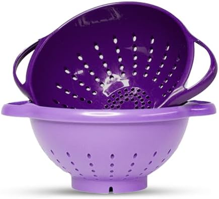 Crisp 2-Piece Mini Colander Set - Small Berries Strainer