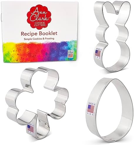 Spring Creations Ann Clark Cookie Cutters St Patricks Easter Set of 3