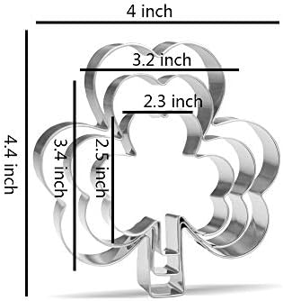 Clover Cookie Cutter Set 3 Piece Stainless Steel