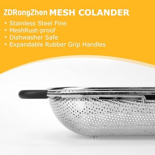 Premium Expandable Colander for Kitchen Use
