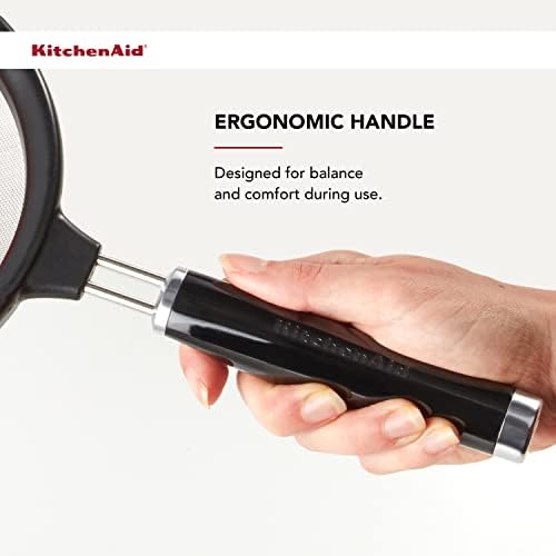 Efficient Black 7-Inch Strainer