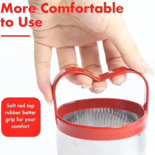 3-Piece Round Cookie Cutters Set for Baking with Handle