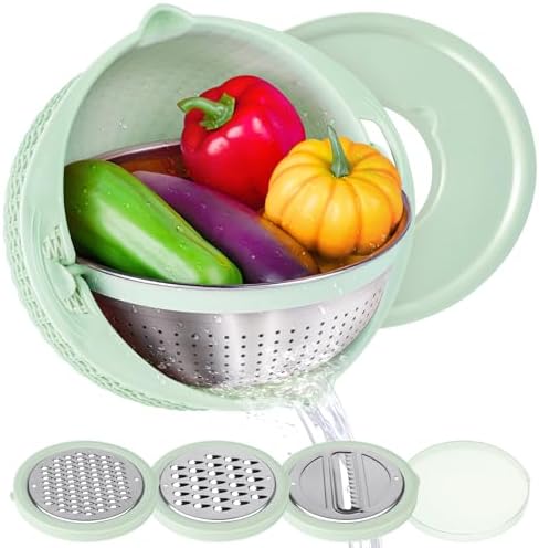 4-in-1 Colander Set for Kitchen Unique Design Durable Safe