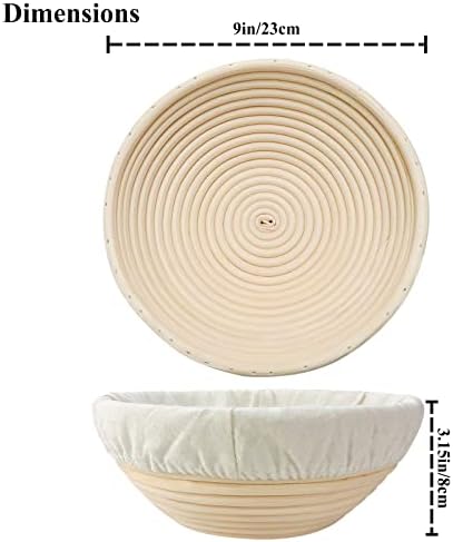 BEffects Sourdough Proofing Basket Set by SnailDigit