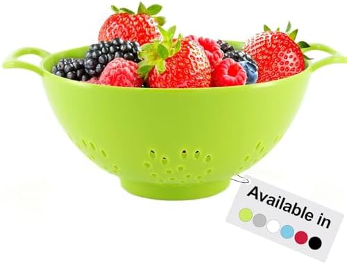 Meadow Lane 6-Inch BPA-Free Colander with Double Handles