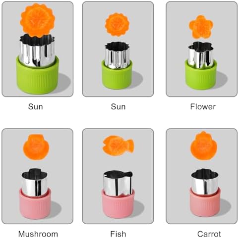 12-Shaped Cookie Cutter Set for Kids
