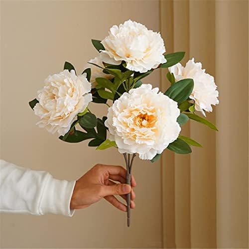 Elegant 5 Petal Artificial Peonies for Home Wedding