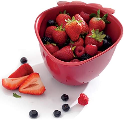 Authentic Red Strawberry Colander Mini