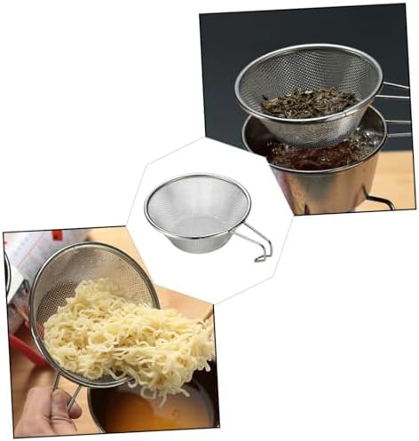Effortlessly Strain Caught Fish with This Folding Colander Sieve Set of 2