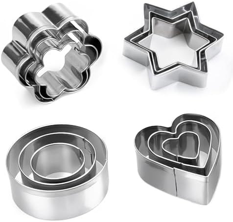 Heart-Shaped Mini Cookie Cutters Perfect for Baking Crafting