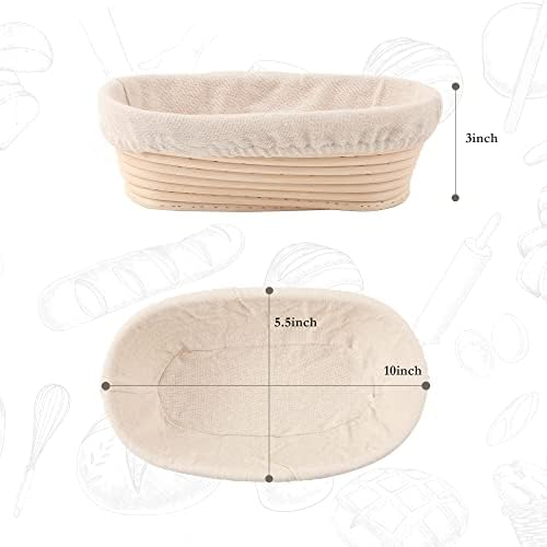 Joyyy Sourdough Proofing Basket Set