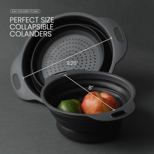 Collapsible Kitchen Strainer Set