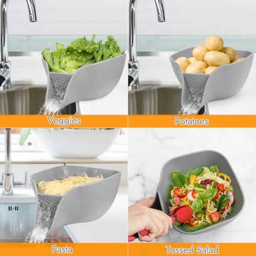 Advantez Multifunctional Drain Basket for Kitchen