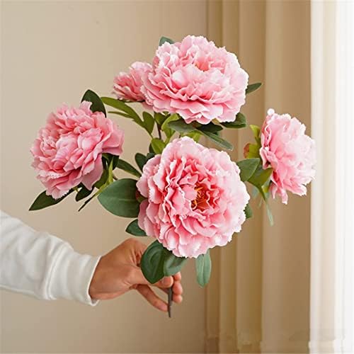 Elegant 5 Petal Artificial Peonies for Home Wedding