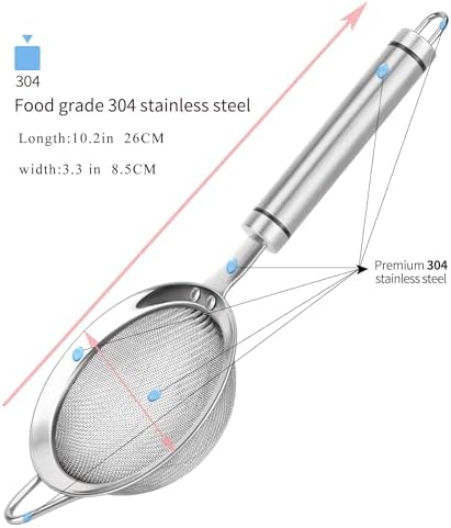 Sunwukin Stainless Steel Colander with Handle
