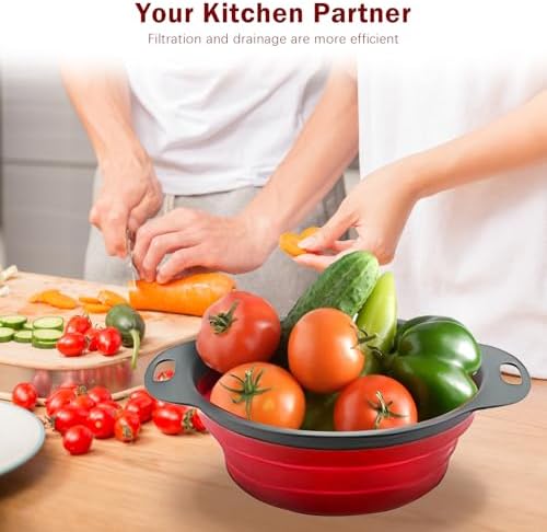 Collapsible Colander Set Eco-Friendly Kitchen Tool