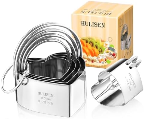HULISEN Heart Cookie Cutter Set Too Cute and Durability Great Professional Baking Tools