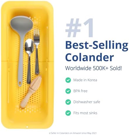 Heavy-Duty Over the Sink Colander