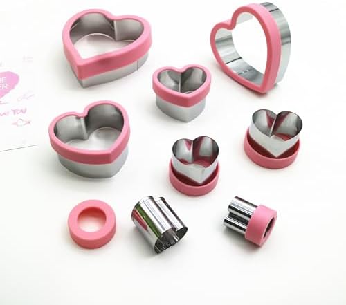 Heart-shaped Cookie Cutter Set for Any Job