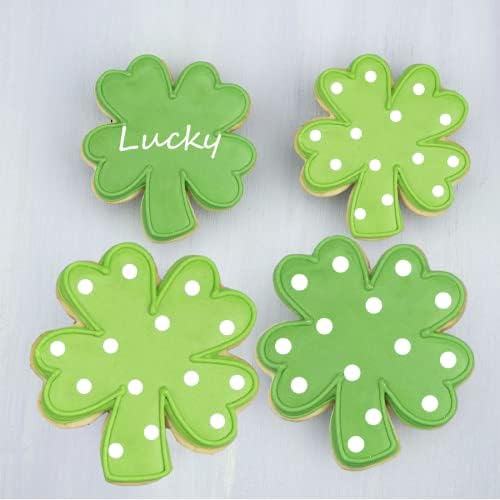 Four Leaf Clover Cookie Cutters 4-Piece Set St Patricks Day Gift