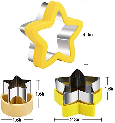 Star Cookie Cutters 3-Piece Set for Baking