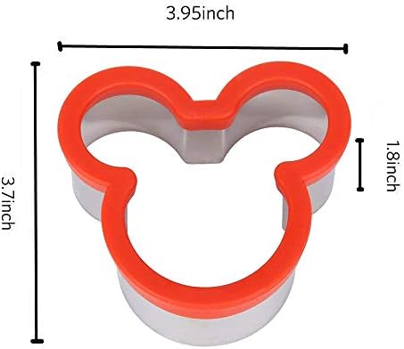 Stainless Steel Mouse Cookie Cutter Kids-Friendly Durable Professional Use