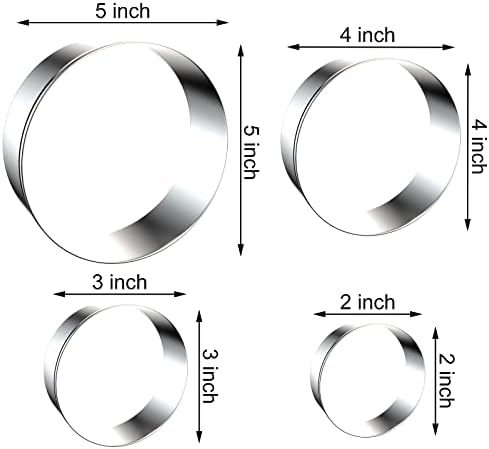 Circle Round Biscuit Cookie Cutter Set
