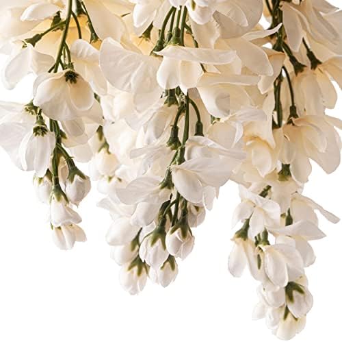 Floral Serenity - Cream Wisteria Bush by Ashland