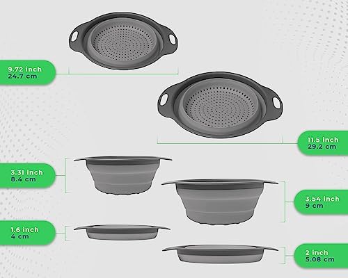 Ultimate Kitchen Strainers Set of 2