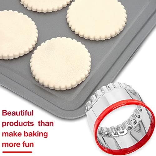 3-Piece Round Cookie Cutters Set