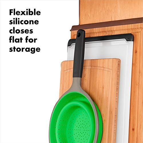 OXO Good Grips 2 Quart Silicone Strainer Durable Compact