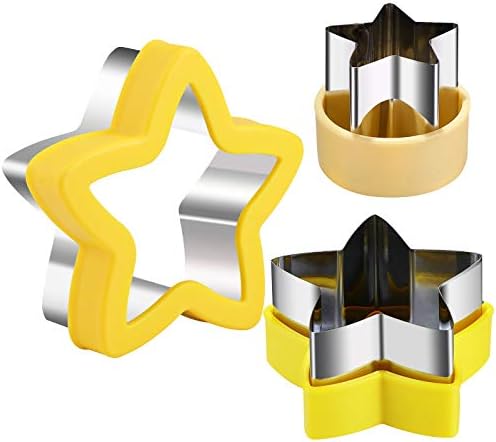 Star Cookie Cutters 3-Piece Set for Baking