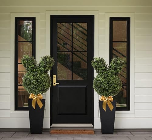 Durable 30 Bunny Topiary for Home Outdoor Use