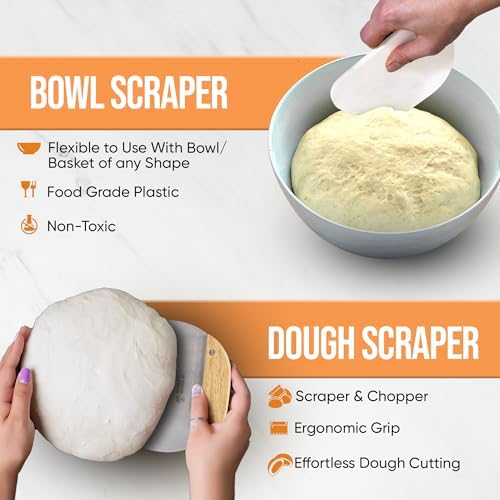 Sourdough Proofing Basket Set - Perfect for Baking