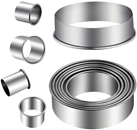 Round Stainless Steel Cookie Cutters Set