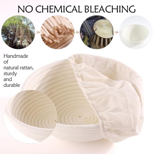 Sourdough Proofing Basket Set for Bakers