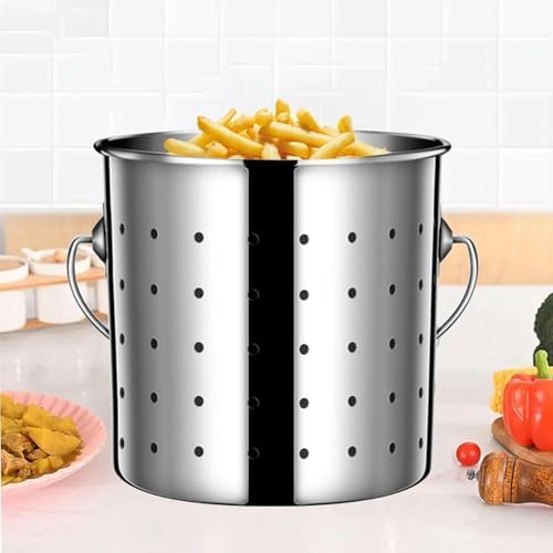 Premium 304 Stainless Steel Leaky Bucket For Crawfish Boil and More