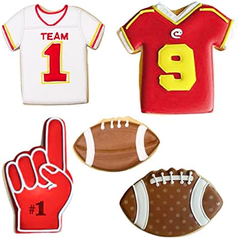 Ann Clark Football Cookie Cutters Set