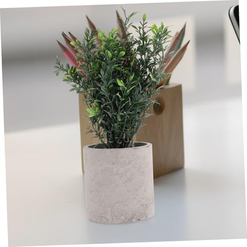 Zerodeko Faux Green Plant Office Decor Fake Potted Plant