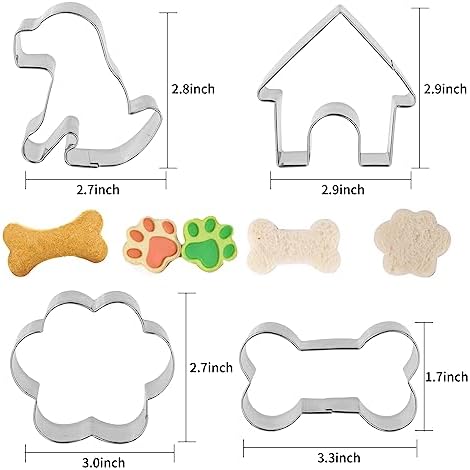 Personalized Dog Bone Cookie Cutter Set