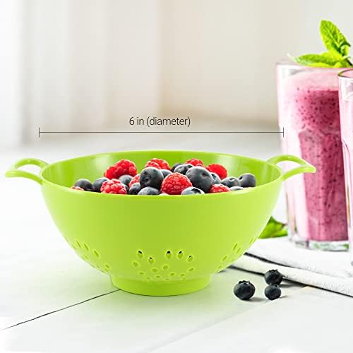 Meadow Lane 6-Inch BPA-Free Colander with Double Handles