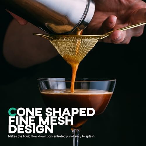 Elegant 304 Mesh Strainer for Drinks